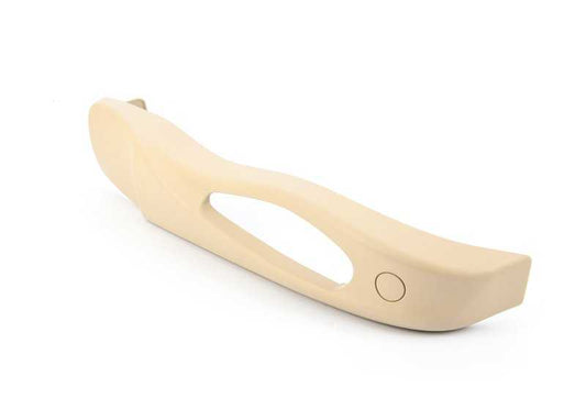 Embellecedor lateral derecho del asiento color beige OEM 52107121650 para BMW E63, E63N. Original BMW.