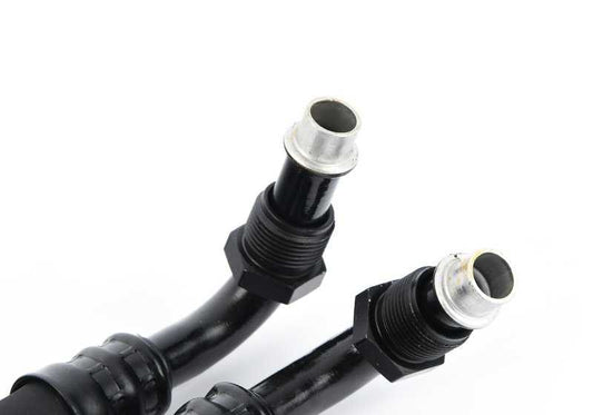 Tubería de aceite del radiador OEM 17211712361 para BMW E32. Conexión de tornillo 793MM*807MM. Original BMW.