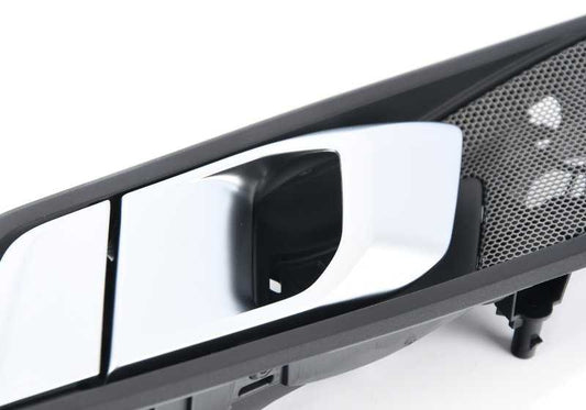 Maneta interior puerta trasera izquierda OEM 51427945693 para BMW G20, G20N, G21, G21N, G28, G28N, G80, G80N, G81, G81N. Original BMW.