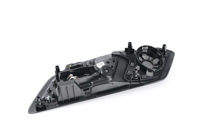 Manilla interior puerta trasera derecha OEM 51427945694 para BMW G20, G21, G28, G80, G81, i3. Repuesto original BMW.