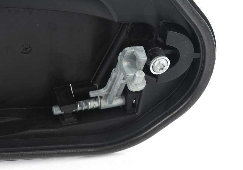 Soporte de puerta con cerradura y llave izquierda OEM 51213449072 para BMW X3 E83 {1.8d, 2.0d, 2.0i, 2.0sd, 2.5i}. Original BMW.