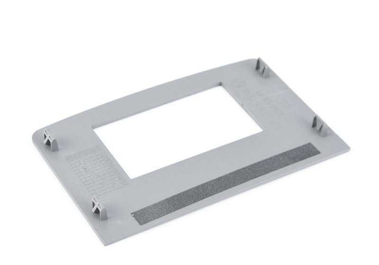 Tapa cubierta cerradura maletero OEM 51498259125 para BMW E39 520d, 520i (todos los modelos compatibles). Color gris. Pieza original BMW.