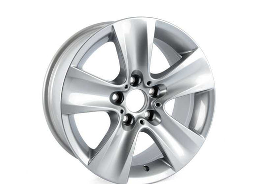 Llantas de aleación diseño estrella 17" OEM 36116790172 para BMW F10, F11, F06, F12, F13. Válidas para eje delantero y trasero. Acabado en plata reflectante. Original BMW.