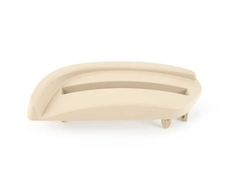Embellecedor derecho color beige OEM 52107117104 para BMW E63 630i (todos los modelos compatibles). Pieza original BMW.
