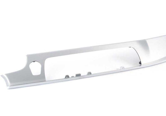 Panel protección tablero instrumentos izquierdo cromo perlado OEM 51459192955 para BMW Serie 5 F10, F11, F10 LCI, F11 LCI… y más. Original BMW.