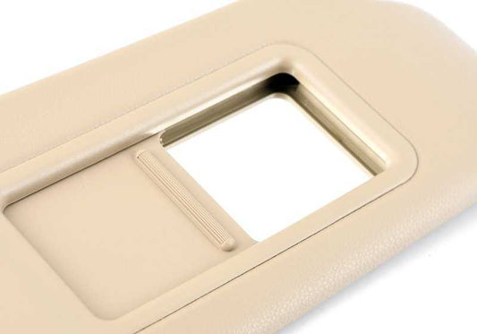 Parasoles con espejo derecho color beige OEM 51167252086 para BMW E92, E93. Original BMW.