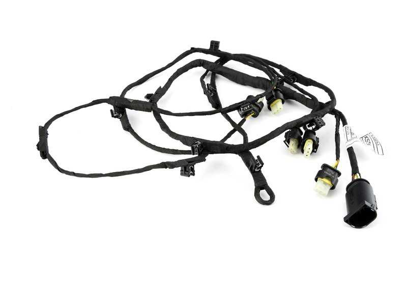 Cableado sensores de aparcamiento PDC delantero OEM 61129241694 para BMW F10, F11. Original BMW.