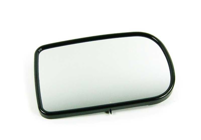 Cristal retrovisor derecho calefactable convexo OEM 51168209812 para BMW E39 y E38. Repuesto original BMW.