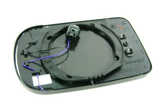 Cristal retrovisor derecho calefactable convexo OEM 51168209812 para BMW E39 y E38. Repuesto original BMW.