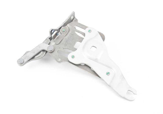 Bisagra de capó frontal derecha OEM 41007198618 para BMW X5 E70, X5 E70 LCI, X6 E71, X6 E72 Hybrid. Original BMW.