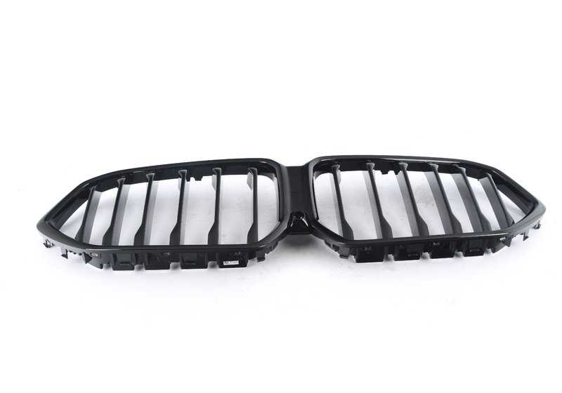 Rejilla decorativa delantera negra OEM 51138745303 para BMW X6 G06. Original BMW.