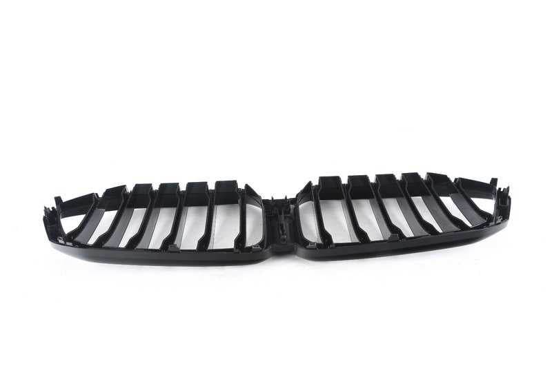 Rejilla decorativa delantera negra OEM 51138745303 para BMW X6 G06. Original BMW.
