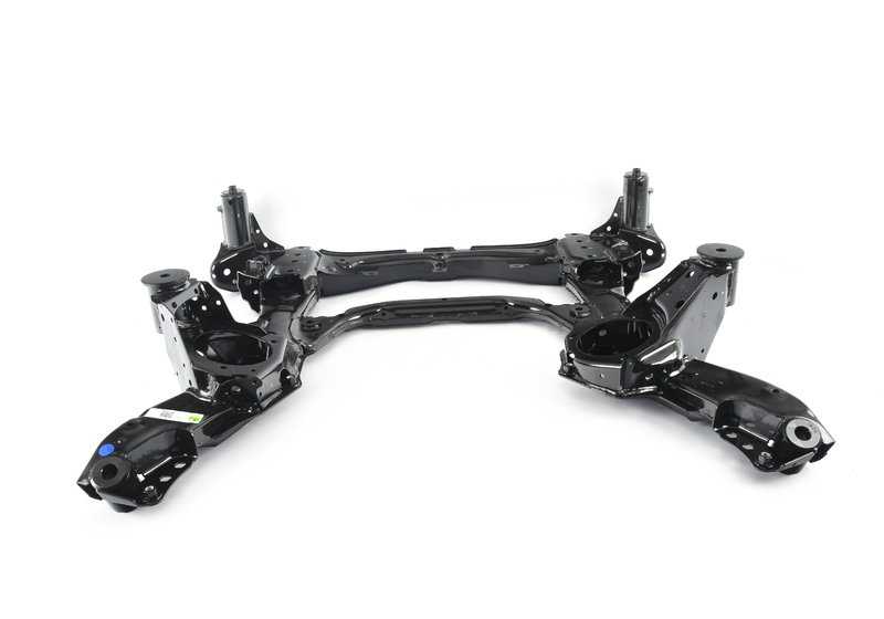 Subchasis delantero OEM 31106884852 para BMW X5 (F95, F95N, G05, G05N), X6 (F96, F96N, G06, G06N), X7 (G07, G07N) y XM (G09). Estructura delantera original BMW.