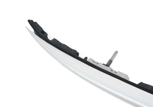 Baca de techo izquierda plateada OEM 51137295813 para BMW X5 F15 y X5 M F85. Original BMW.
