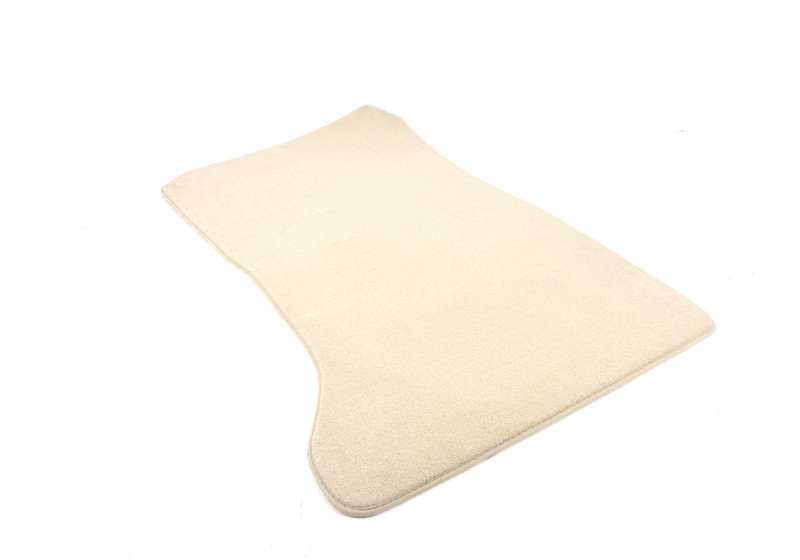 Alfombrillas de terciopelo color oyster OEM 51477234870 para BMW F07 (5 Series Gran Turismo) sin xDrive. Juego de 4 piezas para plazas delanteras y traseras. Original BMW.