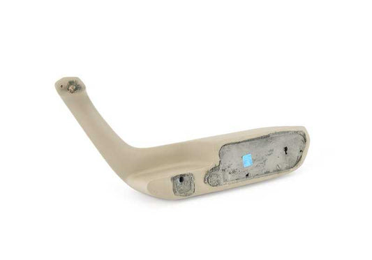 Reposabrazos delantero izquierdo perlbeige OEM 51411910997 para BMW Serie 5 E28 (modelos 518, 518i, 520i). Original BMW.