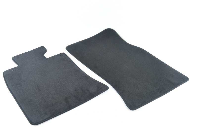 Juego de alfombrillas Esterna Velours Carbon Black OEM 51477345149 para MINI R56 LCI, R55 LCI, R57 LCI, R58, R59. Original MINI.