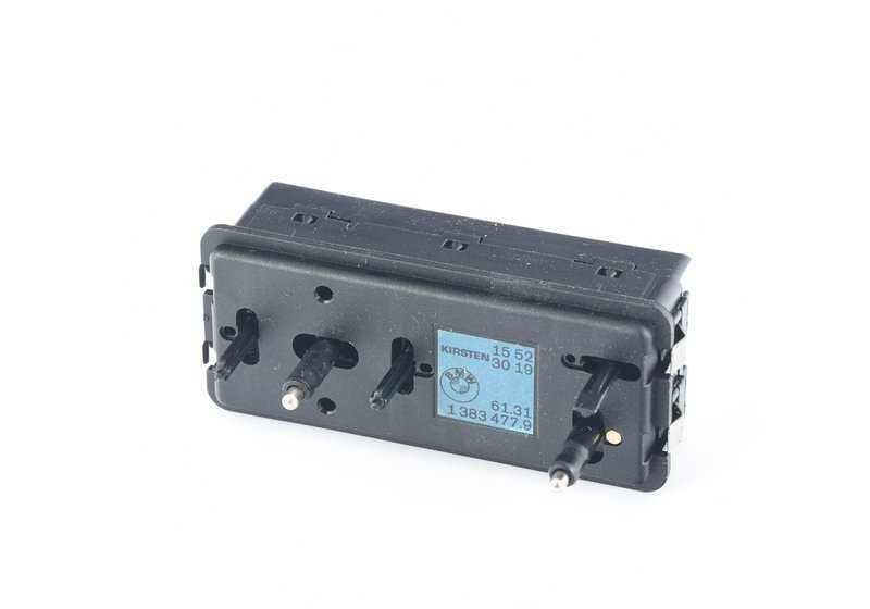 Interruptor ajuste eléctrico asiento delantero izquierdo OEM 61311383477 para BMW E31 {840Ci, 840i, 850CSi, 850Ci}. Original BMW.