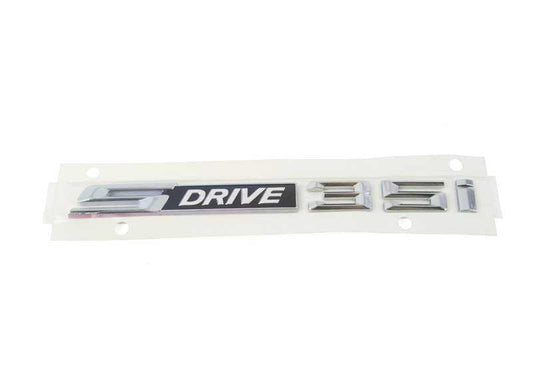 Emblem "Sdrive" OEM 51147221375 for BMW E89 Z4. Original BMW.