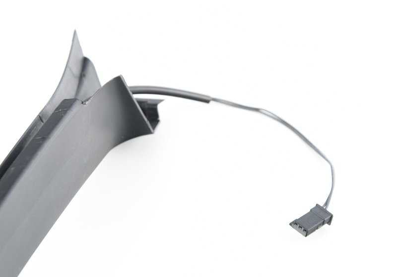 Cubierta interior de puerta con interruptor trasero derecho OEM 51348204928 para BMW E39. Original BMW.