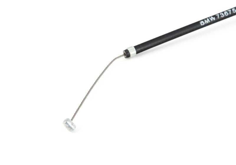 Cable Bowden apertura capó trasero OEM 51237367535 para BMW X5 F15 {sDrive25d, xDrive25d, sDrive35i}. Original BMW.