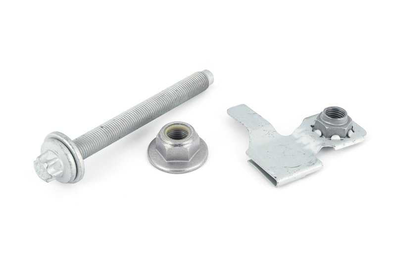 Kit reparación brazo suspensión delantero derecho OEM 31122450818 para BMW F10, F10N, F11, F11N, F18, F18N, F06, F06N, F12, F12N, F13, F13N. Original BMW.