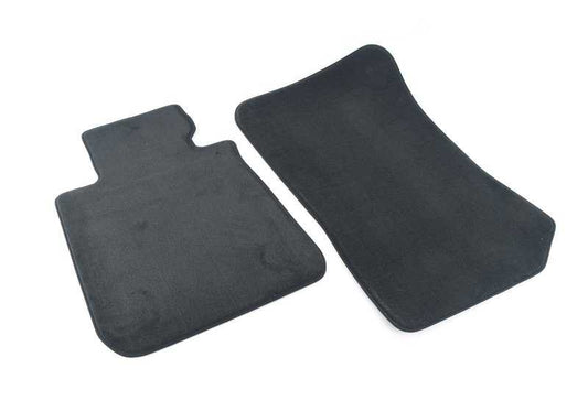 OEM 51477316483 velour car mats for BMW E82 (1 Series Coupe). Original BMW.