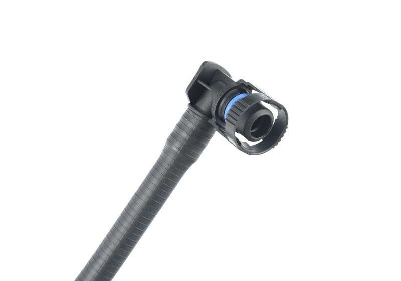 Tubo de ventilación del tanque con resonador OEM 13908601845 para BMW G30, G11, G12. Original BMW.