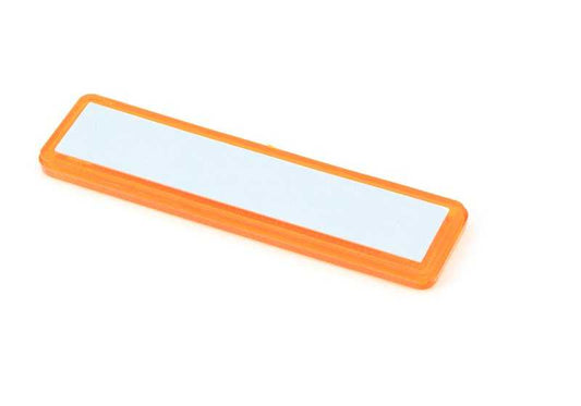 Riflettore del lato giallo anteriore OEM 63141244529 per BMW R50. BMW originale.