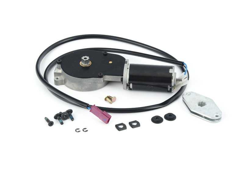 Motor para cortinilla parasol trasera OEM 67656916270 para BMW E46, E39, E60, E61. Original BMW.