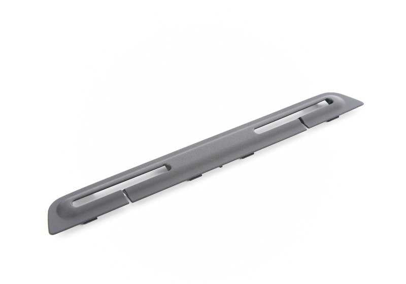 Embellecedor de cinturón trasero OEM 72118179969 para BMW E36 y E31. Color antracita. Pieza original BMW.