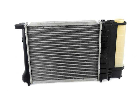OEM front radiator 17111719024 for BMW 3 Series E30 with M40 engine and manual transmission. Genuine BMW.