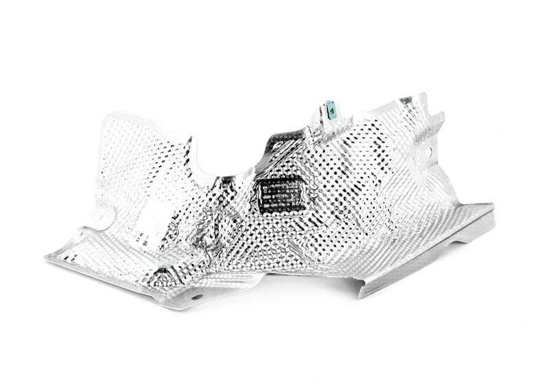 Aislante térmico derecho para tabique cortafuegos OEM 51488042086 para BMW E90, E90N, E92, E92N, E93, E93N. Original BMW.