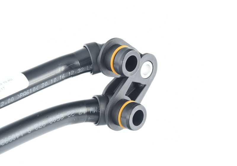 Tubería de refrigeración aceite de transmisión OEM 17228511456 para BMW F20, F21, F22, F30, F31, F34, F32, F33, F36, F07, F10, F11, E84, F25. Original BMW.