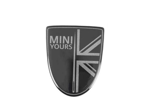 Inscripción MINI Yours OEM 51149477809 para MINI F54, F55, F56, F60... y más. Original MINI.
