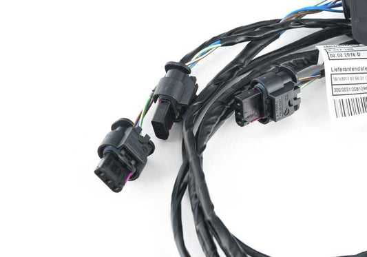 Cableado delantero OEM 61129337191 para BMW F32, F33, F36 (418d, 418i). Arnés de cables para defensa delantera. Compatible con modelos con motores B38 y B47. Original BMW.