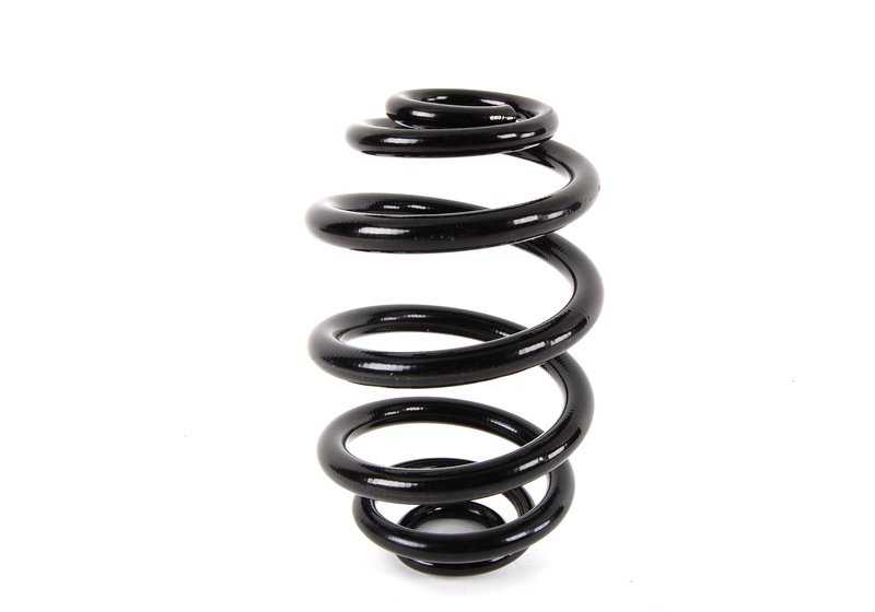 Resorte trasero OEM 33536775572 para BMW E60, E61, F07, F10, F11. Compatible con suspensión trasera de diversos modelos. Pieza original BMW.