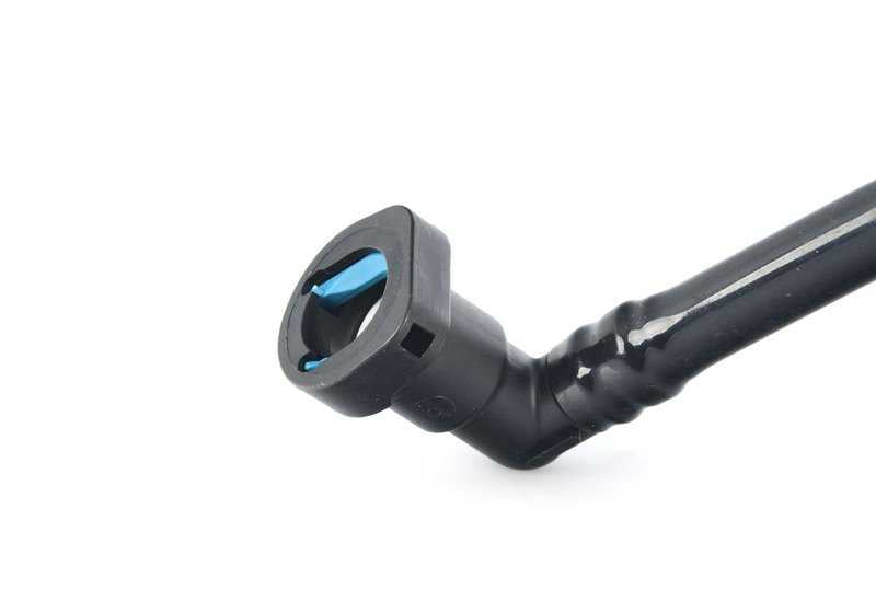 Tubería de retorno de combustible OEM 16127207422 para BMW E70, F15, E71. Compatible con modelos X5 3.5d, xDrive30d, xDrive35d y X6 xDrive30d. Original BMW.