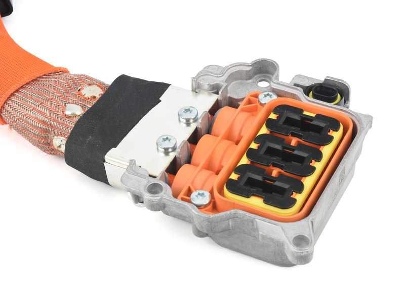 Cable de alta tensión OEM 12437644941 para BMW F30 ActiveHybrid 3 (modelos 3F01, 3F02). Pieza original BMW para sistema híbrido EME - E-Máquina.