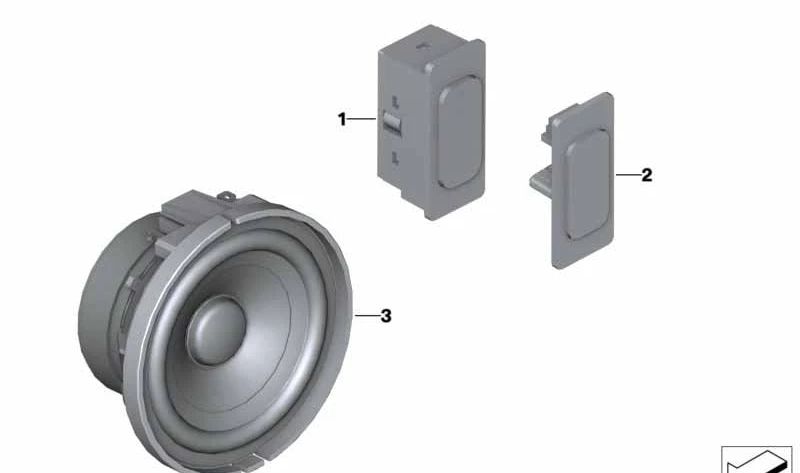 Micrófono manos libres OEM 84316977740 para BMW E88, E93, E93N, F12, Z4 E89. Original BMW. Ideal para reparar o mejorar el sistema de llamada del coche.