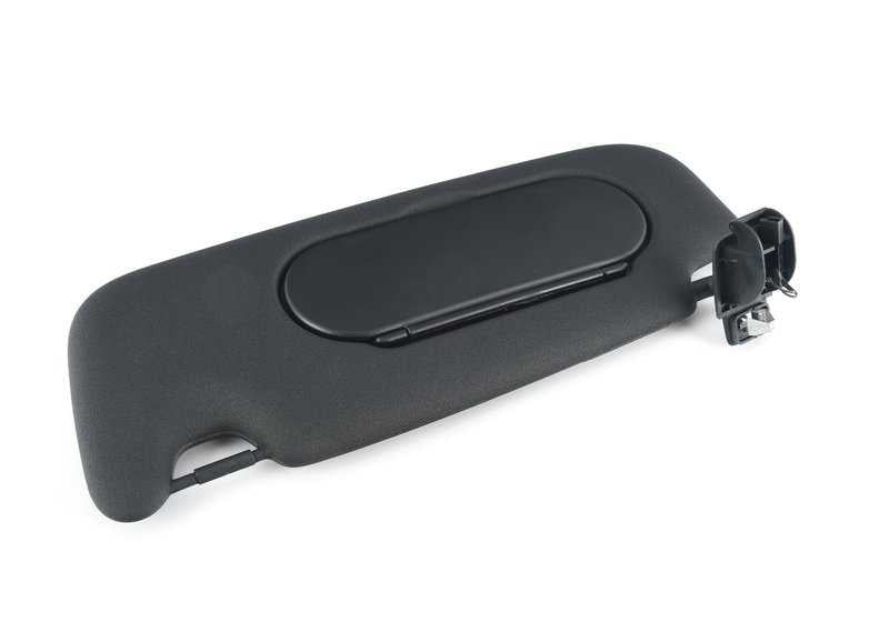 Parasol gauche avec étiquette noire OEM 51167382109 pour Mini F55, F56, F56 Bev, F55 LCI, F56 LCI, F56 Bev LCI. Mini d'origine.