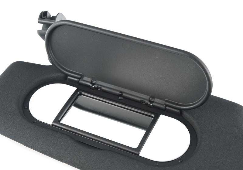 Parasol gauche avec étiquette noire OEM 51167382109 pour Mini F55, F56, F56 Bev, F55 LCI, F56 LCI, F56 Bev LCI. Mini d'origine.