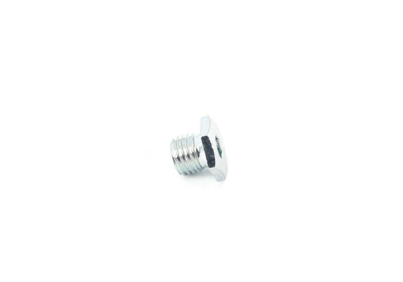 Tornillo de vaciado de aceite M12x1,5 OEM 11137568309 para BMW E81, E82, E87, E88, E46, E90, E91, E92, E93, E84, E53, E85. Original BMW.