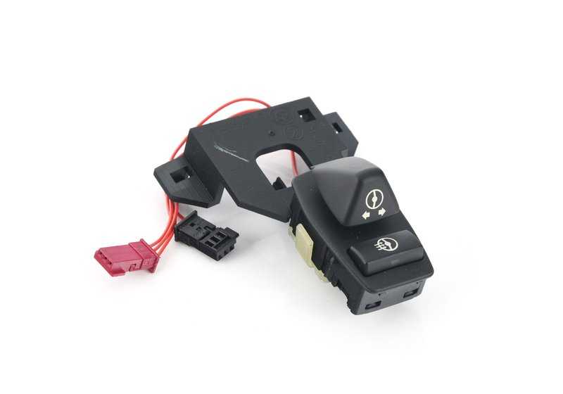 Interruptor ajuste columna dirección OEM 61316947788 para BMW E60, E60N, E61, E61N, E63, E63N, E64, E64N. Recambio original BMW.