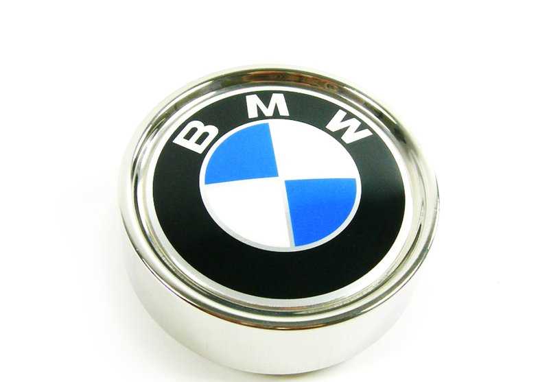 Tapacubo centro llanta OEM 36131117649 para BMW E12, E28, E34, E24 y E23. Original BMW.