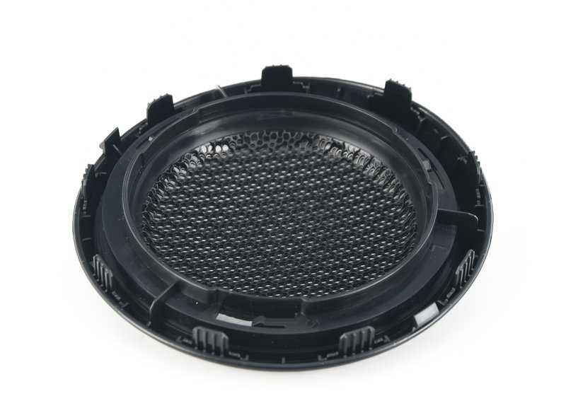 Moldura altavoz plástico derecho Carbon Black OEM 51437365716 para MINI F56, F56 BEV, F56 LCI, F56 BEV LCI. Original MINI.
