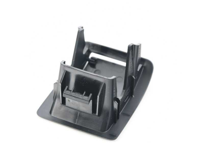 Tapa embellecedora Isofix trasera OEM 52208491146 para BMW X5 (G05, G05N) y BMW X7 (G07, G07N). Color negro. Original BMW.