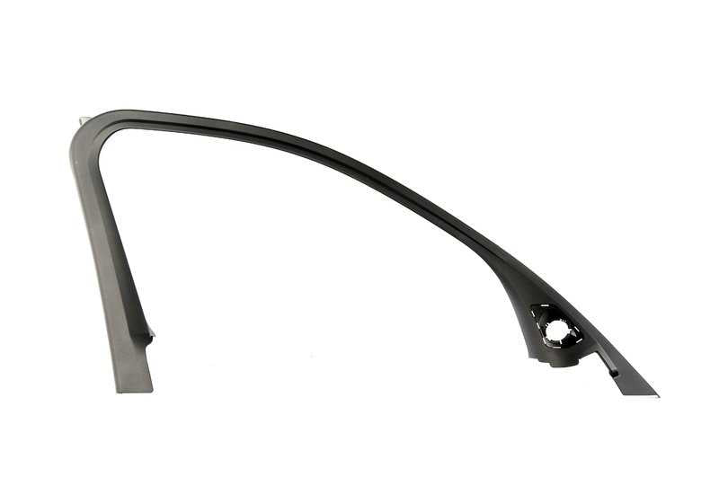 Moldura del marco de ventana puerta delantera izquierda OEM 51339891447 para BMW G20, G21, G28, G80, G81, i3. Repuesto original BMW.