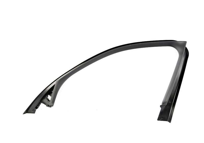 Moldura del marco de ventana puerta delantera izquierda OEM 51339891447 para BMW G20, G21, G28, G80, G81, i3. Repuesto original BMW.