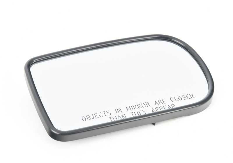Cristal espejo con calefacción convexo derecho OEM 51168227332 para BMW Serie 5 E39, Serie 7 E38. Original BMW.